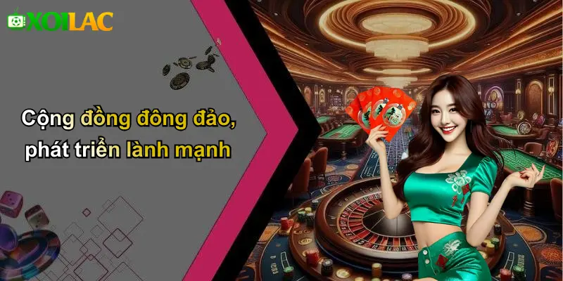 Cộng đồng đông đảo, phát triển lành mạnh
