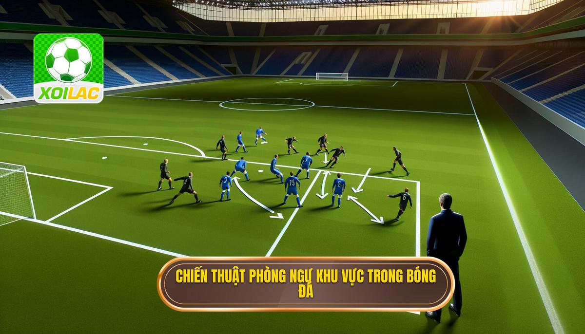 Khái niệm chiến thuật bóng đá phòng ngự khu vực