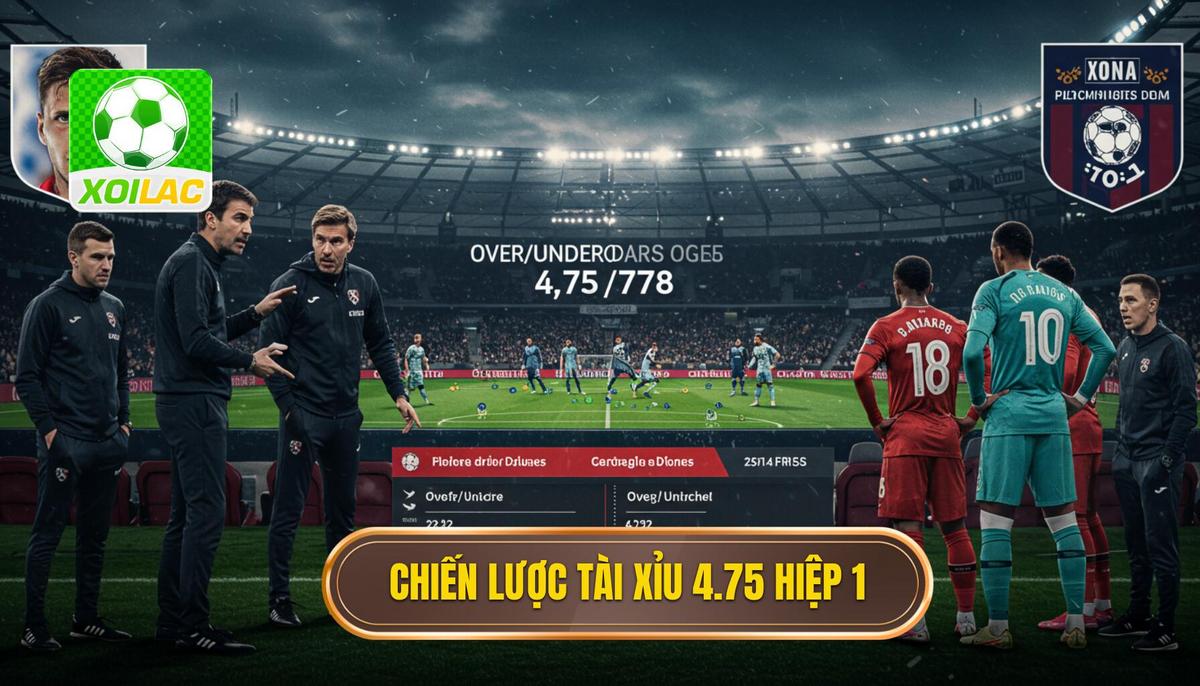 Chiến Lược Soi Kèo Tài Xỉu 4.75 Hiệp 1 Chuyên Sâu