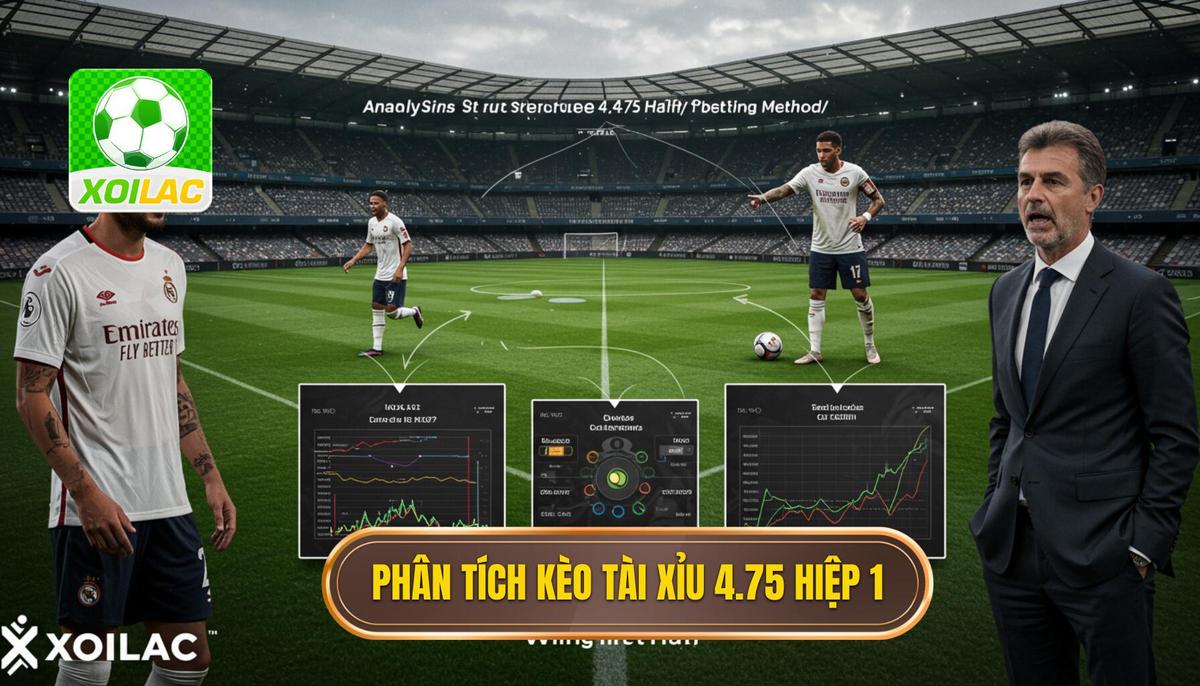 Phân Tích Cấu Trúc và Cách Tính Kèo tài xỉu 4.75 hiệp 1