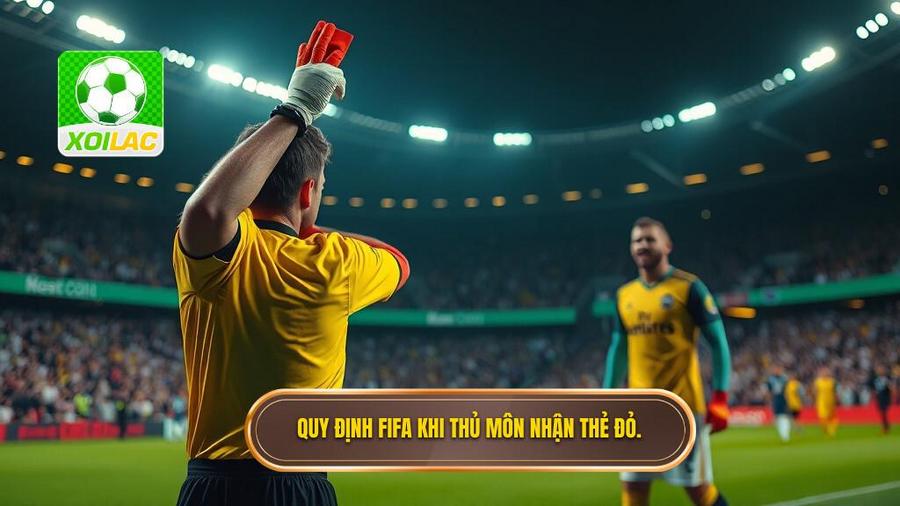 1. Quy định FIFA khi thủ môn nhận thẻ đỏ.