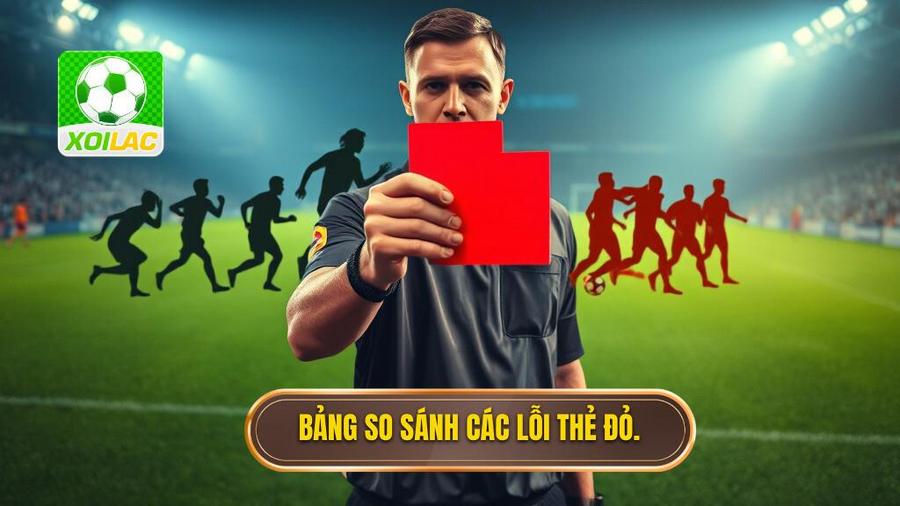 3. Bảng so sánh các lỗi thẻ đỏ.