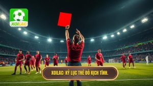 XOILAC_ Kỷ lục thẻ đỏ kịch tính.