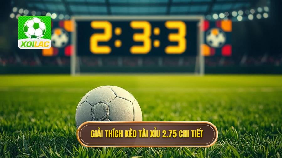 Giải thích kèo tài xỉu 2.75 chi tiết