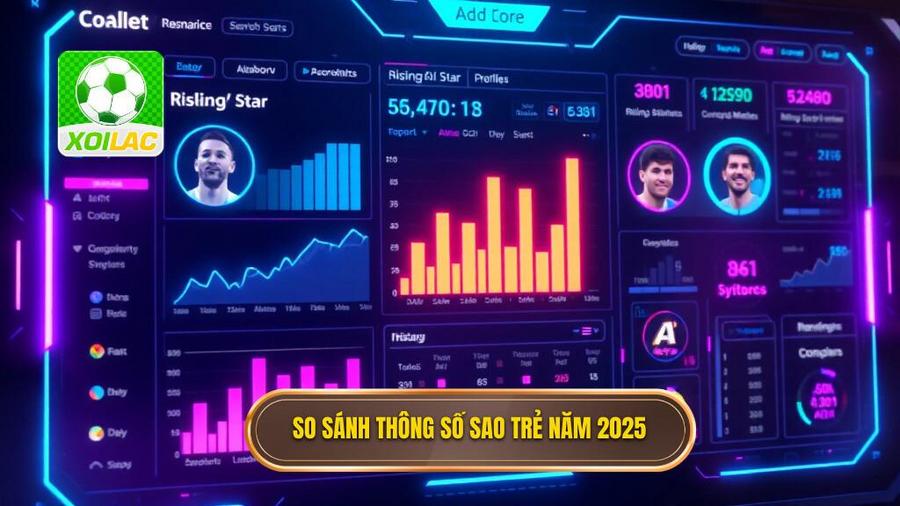 So sánh thông số sao trẻ năm 2025