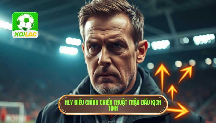 HLV điều chỉnh chiến thuật trận đấu kịch tính