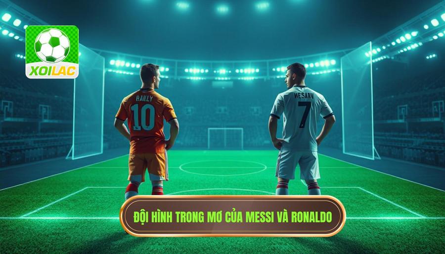 Chi tiết các vị trí trong Đội hình trong mơ với Messi và Ronaldo