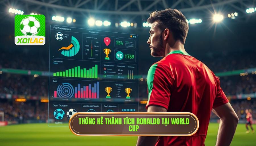 Bảng thống kê chi tiết thành tích của Ronaldo tại World Cup