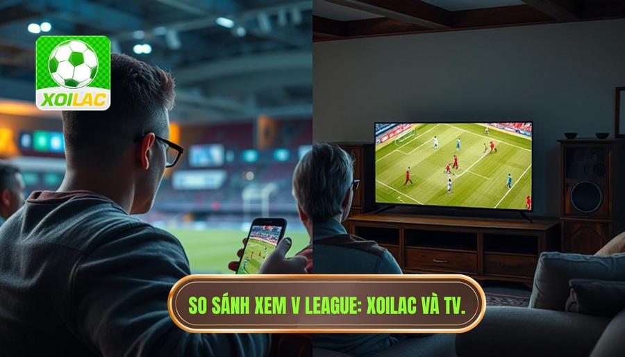 Bảng so sánh trải nghiệm xem V League: Xoilac vs Truyền hình truyền thống Bảng so sánh trải nghiệm xem V League: Xoilac vs Truyền hình truyền thống